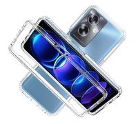 LXHGrowH Cover per OPPO A79 5G, Custodia Anti-graffio con dell Schermo Integrata Protezione, 2in1 Dual Layer Ibrida [360°] Full Body Antiurto Protettiva Case, [Transparente]