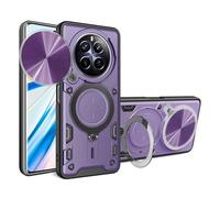 LXHGrowH Cover per Realme 12 Pro/Realme 12 Pro+ / 12 Pro Plus 5G, Custodia Antiurto Protettivo di Militare Grade, Case Anti-shock Protettiva Armor con Scorrevole Protezione Fotocamera, Viola