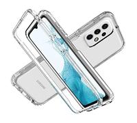 LXHGrowH Cover per Samsung Galaxy A23 5G / 4G, Custodia Anti-graffio con dell Schermo Integrata Protezione, 2in1 Dual Layer Ibrida [360°] Full Body Antiurto Protettiva Case, [Transparente]