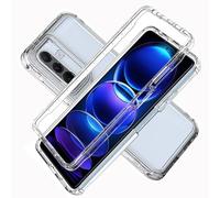 LXHGrowH Cover per Samsung Galaxy A36 5G / A56 5G, Custodia Anti-graffio con dell Schermo Integrata Protezione, Dual Layer Ibrida 360 Gradi Full Body Antiurto Protettiva Case, [Transparente]