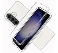 LXHGrowH Cover per Samsung Galaxy A37 5G, Custodia Anti-graffio con dell Schermo Integrata Protezione, Dual Layer Ibrida 360 Gradi Full Body Antiurto Protettiva Case, [Transparente]