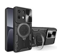 LXHGrowH Cover per Xiaomi Redmi Note 13 Pro 5G / Poco X6 5G, Custodia Antiurto Protettivo di Militare Grade, Case Anti-shock Protettiva Armor con Scorrevole Protezione Fotocamera, Nero