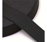LXHZSY Elastico per Cucito Fasce Elastiche Alte in Nylon da 5 Metri, Accessori for Cucire Pantaloni(Black 6cm X5m)