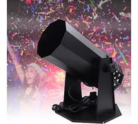 lxiluv Macchina per Coriandoli da Palcoscenico Macchina per Coriandoli Senza Fili, Cannone per Coriandoli Elettrico Telecomandato, Macchina per Effetti Spara-coriandoli