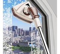 lxiluv Pulitore Vetri Lavavetri Telescopico Pulisci Vetri Magnetico, Testina del Tergicristallo Ruota di 360 °, I Bordi Alti E Bassi Sono Puliti E Non c'è Angolo Cieco,5-28mm