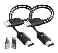 LXJADAP Cavo HDMI Wireless Wireless Extender, Trasmettitore HDMI wireless cavo per lo streaming di file audio e video HD da un laptop a un HDTV o un proiettore