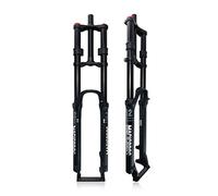 LXJBBD - Forcella ammortizzata per bici MTB, doppia spalla, corsa 160mm, 1-1/8", freno a disco per downhill, compatibile con ruote da 26/27.5/29 pollici