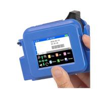 LXJBBD Mini stampante a getto d'inchiostro, inchiostro ad asciugatura rapida da 12,7 mm per logo, date di scadenza, codici QR, codici a barre e numeri di lotto, ideale per la stampa di testo e ora