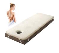 LXJDDLD Beige r,70x190cm 3cm,Imbottitura per Letto Spa in Cotone Lavorato A Maglia,Coprimaterasso per Lettino Massaggio con Foro Respiro,Materasso per Salone Bellezza,Cuscino per Letto in Schiuma