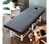 LXJDDLD V 5cm,S 80x190cm,Copriletto per Massaggi,Materasso per Lettino Spa con Foro Respiro,Coprimaterasso in Memory Foam da Salone per Letto A Ciglia con Fascia Elastica,per Lettino Tattoo