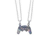 LXJLXD 2 collane con ciondolo a forma di controller di gioco, per coppie, abbinabili per sempre, decorazione per feste, coppia fidanzato e fidanzata, per San Valentino, One Size, come descritto, come