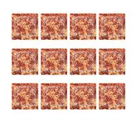 LXJLXD Bandana con motivo floreale da 68 cm, da donna, da uomo, turbante quadrato, sciarpa colorata per la testa (arancione 1)