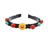 LXJLXD Cerchietto per capelli cinese tibetano etnico fatto a mano da donna creativo delicato simulazione parrucche trecce copricapo forma copricapo (capelli artificiali)