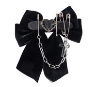 LXJLXD Fermaglio per capelli in metallo con fiocco, per donne e ragazze, per scattare foto, coda di cavallo, trecce leggere