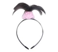 LXJLXD Trecce per capelli uniche per bambini con fiocchi a farfalla, accessori per capelli, morbide e confortevoli, extension per ragazze dai 3 ai 10 anni (treccia singola rosa 6)