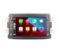 LXKLSZ Autoradio compatibile con CarPlay wireless/Android Auto per Renault Dacia Duster Sandero Logan Captur Symbol Dokker con touch screen IPS/Bluetooth/Mirror Link/FM/AM/USB