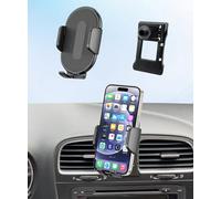Lxkyanteu Supporto per telefono da auto per Volkswagen Golf R 2012-2013 e VW Golf/GTI 2010-2014, con una sola mano, rotazione a 360°, mani libere, per telefoni da 4,7 a 7 pollici
