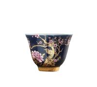 LXLAEOANG 1 tazza da tè in ceramica palazzo dipinta a mano con fiori, ciotola, fatta a, set in porcellana Tie Guanyin Home 65 ml