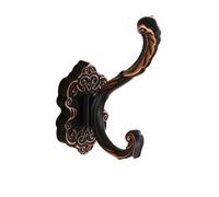 LXLAEOANG Attaccapanni A Muro Ganci appendiabiti in lega di alluminio 1/2 pezzi Gancio da parete in metallo oro/bronzo/ottone/rame/nero/bianco 4,72 * 3,74 pollici(Brick red-1pcs)