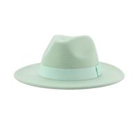 LXLAEOANG Cappello Elegante Uomo Cappello Fedora da Donna, Cappelli Invernali, con Nastro, Uomo, a Tesa Larga, Classico, Cerimonia, Chiesa, Bombetta Cappello Formale Uomo(Color 23,60-62cm(XL))