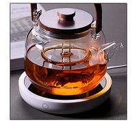 LXLTLB Riscaldatore Elettrico Scaldini a Ventosa, Interruttore Intelligente, Spegnimento Automatico di 8 Ore, Tazza da tè Latte Scaldabiberon Vassoio Casa Forniture Ufficio,Round,Small teapot（900ML）