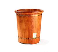 LXMBHAM Barile per massaggio ai piedi grande vasca da bagno per piedi in legno barile pediluvio secchio per piedi spa secchio per lavaggio piedi pedicure vasca per piedi accessori sauna per piedi,