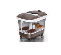 LXMBHAM Pediluvio completamente automatico, per massaggi elettrici, doppia terapia dei piedi, per uso domestico, pediluvio Warm as Ever