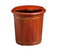 LXMBHAM Secchio per pediluvio in legno Relax Pedicure, Secchio in legno per sauna, massaggio ai piedi per casa, grande vasca idromassaggio per pediluvio, spa per piedi e gambe per adulti, S caldo come