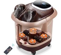LXMBHAM SPA per piedi/massaggiatore da bagno con calore, vasca per piedi con bolle e vibrazioni, massaggiatore automatico, telecomando per la casa, massaggio ai piedi e alle caviglie, secchio SPA Warm