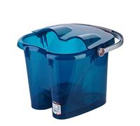 LXMBHAM Vasca per piedi in plastica, massaggiatore per pedicure, terapeutico per piedi e caviglie, secchio per pedicure, extra profondo, grande barile-c (D) caldo come sempre