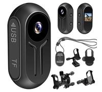 LXMIMI Action Cam, Mini Videocamera d'azione a 120°, Videocamera Magnetica per il Corpo Indossabile Piccola Videocamera Sportiva HD 1080P Action Camera con Display-screen per Caschi da Bici e Moto