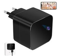 LXMIMI Telecamera Nascosta Wifi 5G, Telecamera con Caricatore USB, Mini Telecamera Spia Wifi HD 1080P con Rilevamento del Movimento e Registrazione in Loop per la Visualizzazione Remota Tramite APP