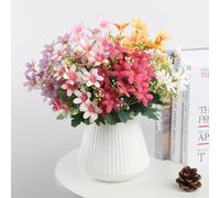 Lxoraziy 6 Pezzi Fiori Artificiali Orchidea, 32cm Bouquet di Fiori Finti in Seta, Decorazioni Realistiche per Casa, Matrimonio, Festa, Tavolo, Ufficio, Primavera Estate