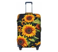 LXqlSS Bella copertura per bagagli con girasole approvata per valigie, protezione per valigie da 45-81 cm, bellissimo girasole, XL, Bellissimo girasole., XL