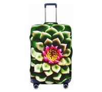 LXqlSS Copripagagli per valigie approvato, con fiori di cactus che sbocciano, protezione per valigie da 45-81 cm, piccolo, fiore di cactus in fiore, S, Fiore di cactus in fiore, S