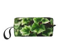 LXqlSS Ivy Blossoms - Trousse per cosmetici da donna, portatile, per cosmetici, da viaggio, per ricevere tutti i giorni, borsa da toilette di grande capacità, bianca, taglia unica, bianco, Taglia