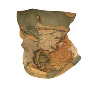 LXqlSS Maschera per il viso con stampa di mappa del mondo, sciarpa rinfrescante per sole, passamontagna per uomo e donna
