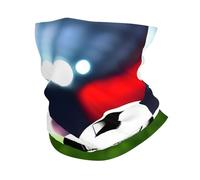 LXqlSS Scaldacollo con stampa palla sportiva da calcio, sciarpa rinfrescante per il sole, passamontagna bandana copertura per uomini e donne