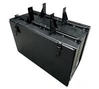 LXRHLIKG Cassetta Attrezzi Camion, Baule Porta Attrezzi, Organizer Portaoggetti Impermeabile in Ferro con Staffa di Sollevamento, per Pick-up, Camper, Rimorchi, Furgoni(60x35x35cm/23.6x14x14in)