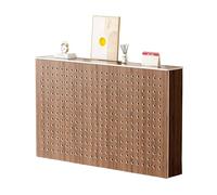 LXRHLIKG Copritermosifone con Pannello Forato, Copri Termosifone, Moderno Mobiletto Copricaloriferi Impermeabile, Nascondi Tubi Ingombri, Traspirante(90x90x20cm/35x35x8in)