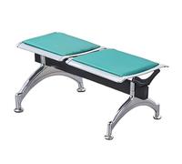 LXRHLIKG Sedie Sala D'attesa a 2 Posti, Sedie da Reception con Cuscino in PU, Panchina per Sala D'attesa per Ufficio, Aeroporto, Clinica, Ospedale, Banca, Barbiere(Green)