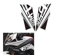 LXSKJ Adesivo per carrozzeria Adesivi Moto Paraserbatoio Tankpad per CFMOTO 650MT 650 MT Accessori Protettivi Moto(White)