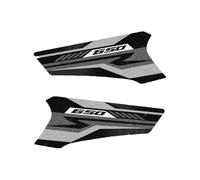 LXSKJ Adesivo per carrozzeria per Honda CBR650R CB650 R CBR 650R 2019-2024 2023 2022 20201 2020 Adesivi per Serbatoio Moto Decalcomanie di Protezione Accessori(Grey)