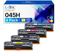 LxTek 045H - Toner compatibile con Canon CRG-045H 045 per stampante USB i-SENSYS MF655cdw MF633cdw, confezione da 4