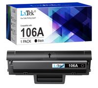 LxTek 106A Cartuccia Toner Con Chip Compatibili per HP 106A W1106A, Per 107a 107