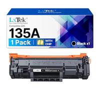 LxTek 135A W1350A Toner Con Chip Compatibile per HP 135A W1350A 135X W1350X per HP Laserjet MFP M234dw M234sdw M234sdn M234 M209dw M209dwn M234 M209 (Nero, 1-Pack) Stampante Singola