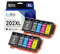 LxTek 202XL Compatibile Multipack per Cartucce Epson 202 XL per Cartucce Epson XP 6100 per Epson Expression Premium XP-6100 XP-6000 XP-6105 XP-6005 XP-6001 (10-Pack)