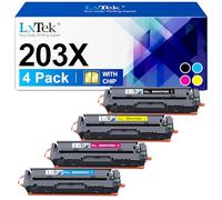 LxTek 203 X CF540X compatibile con HP 203X 203A CF540A per toner HP Color Laserjet Pro M281fdw per HP Color Laserjet Pro MFP M280nw M281fdw M281fdn M281cdw M254dn M254dw M254nw M254nw