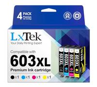 LxTek 603 XL 603XL Multipack Compatibile con 603 cartucce per stampanti xp 3100 per Expression Home XP-3100 XP-3105 XP-4100 XP-4150 XP-4105 XP-2100 XP-2105 XP-2810