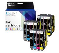 LxTek 603 XL Compatibile Cartucce d'inchiostro per Epson 603 603XL per Expression Home XP-2100 XP-2150 XP-4155 XP-4105 XP-3150 XP-2155 XP 3100 XP 4100 XP 4150 Workforce WF-2850 WF-2835 (12 Pack)